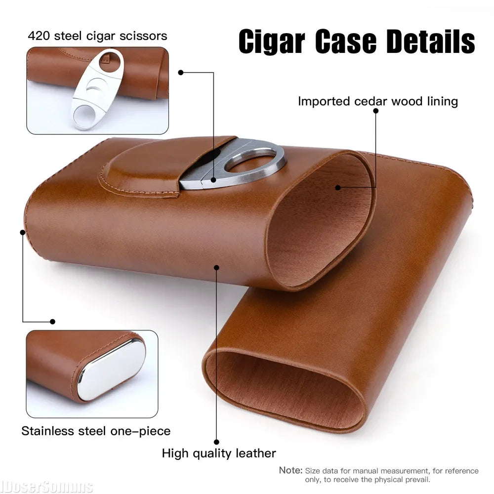 Cigar Holder Case | Cigar Portable Humidor | El Puro Cigar Store