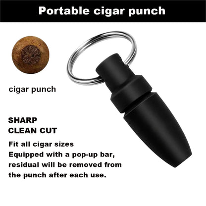 Cigar Cutter Cigar Set V Cut Flat Cutter Punch Ashtray Sharp Cigar Scissors Stainless Steel Guillotine Knife Cigar Cutting Tool