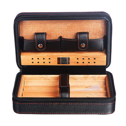 Cigar Wooden Box | Cigar Case Cedar Wood Humidor | El Puro Cigar Store